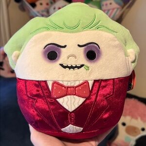 Beetlejuice red velvet wedding suit squishmallow NWT